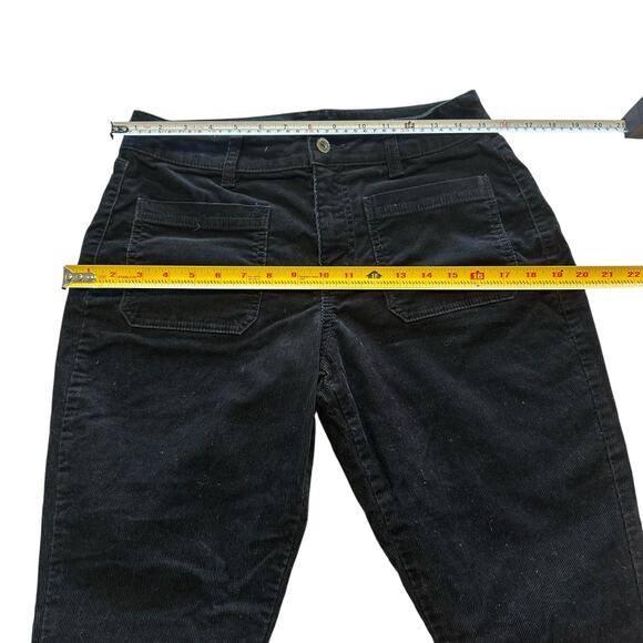 Womens Pants Size 9 Black Corduroy Bootcut Professional Workwear Classic Office - Picture 4 of 7